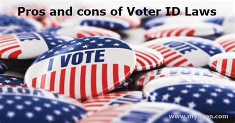 voter id laws pros and cons